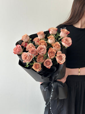 Romantic flower bouquet for Valentine, anniversary, and birthday by Hug and Heart Florist Subang Jaya KL.