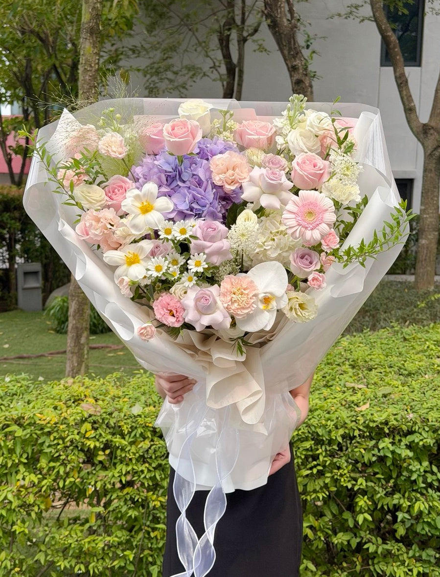 （Pre-Order) Purple Hydrangea
