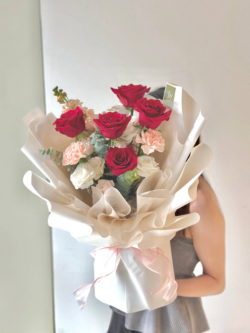 Rose Carnation Mixed Bouquet