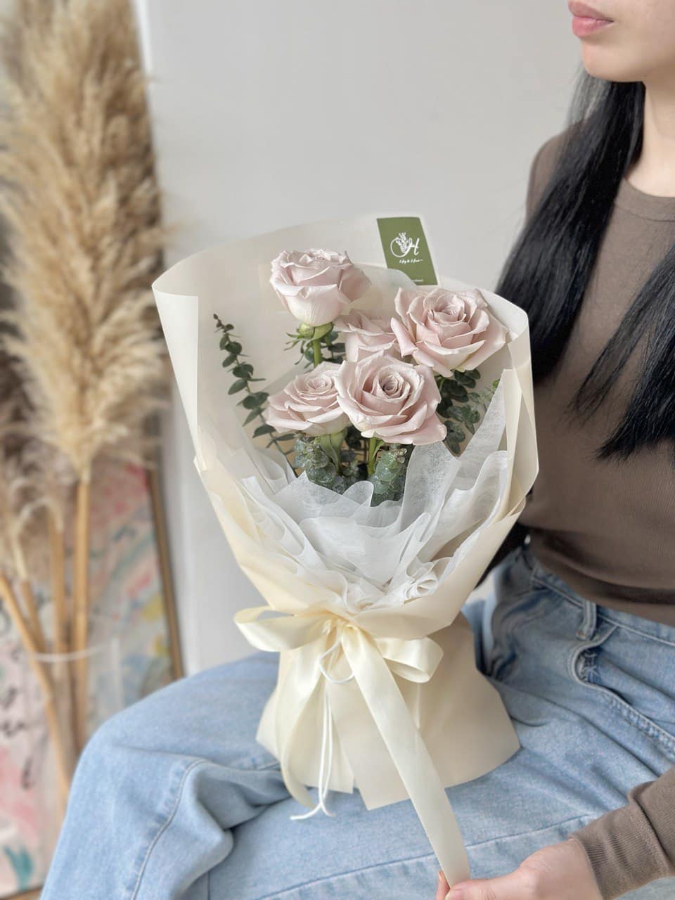 Emma Cute Menta Rose Bouquet