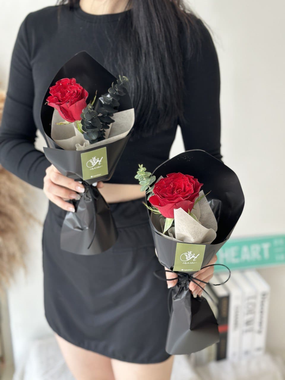 Edlynn One Red Rose Bouquet