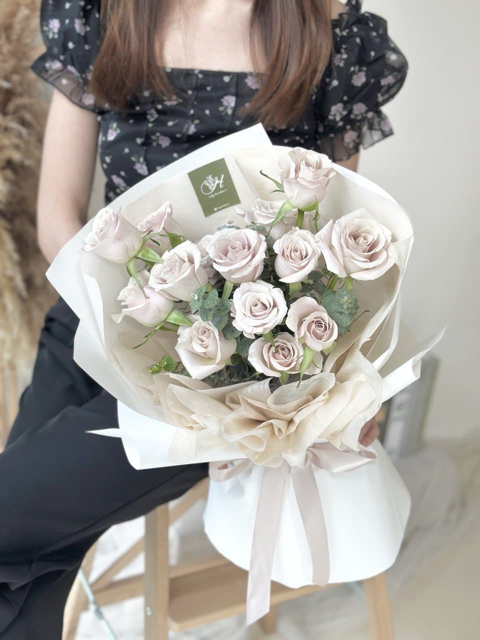 Sharon Premium Imported Menta Rose Bouquet