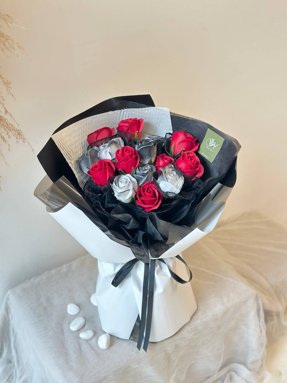 Red Rose Soap Flower