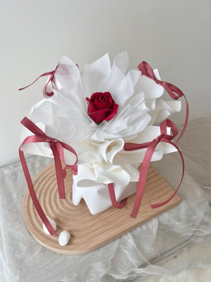 Balley Rose Soap Flower